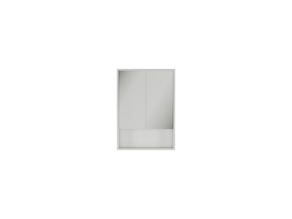 Kado Aspect 600mm Mirror Cabinet Two Doors With Shelf