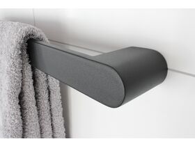 Milli Rush Heated Towel Rail Black