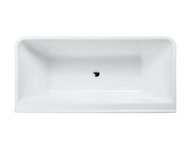 Aria Back to Wall Freestanding Bath White