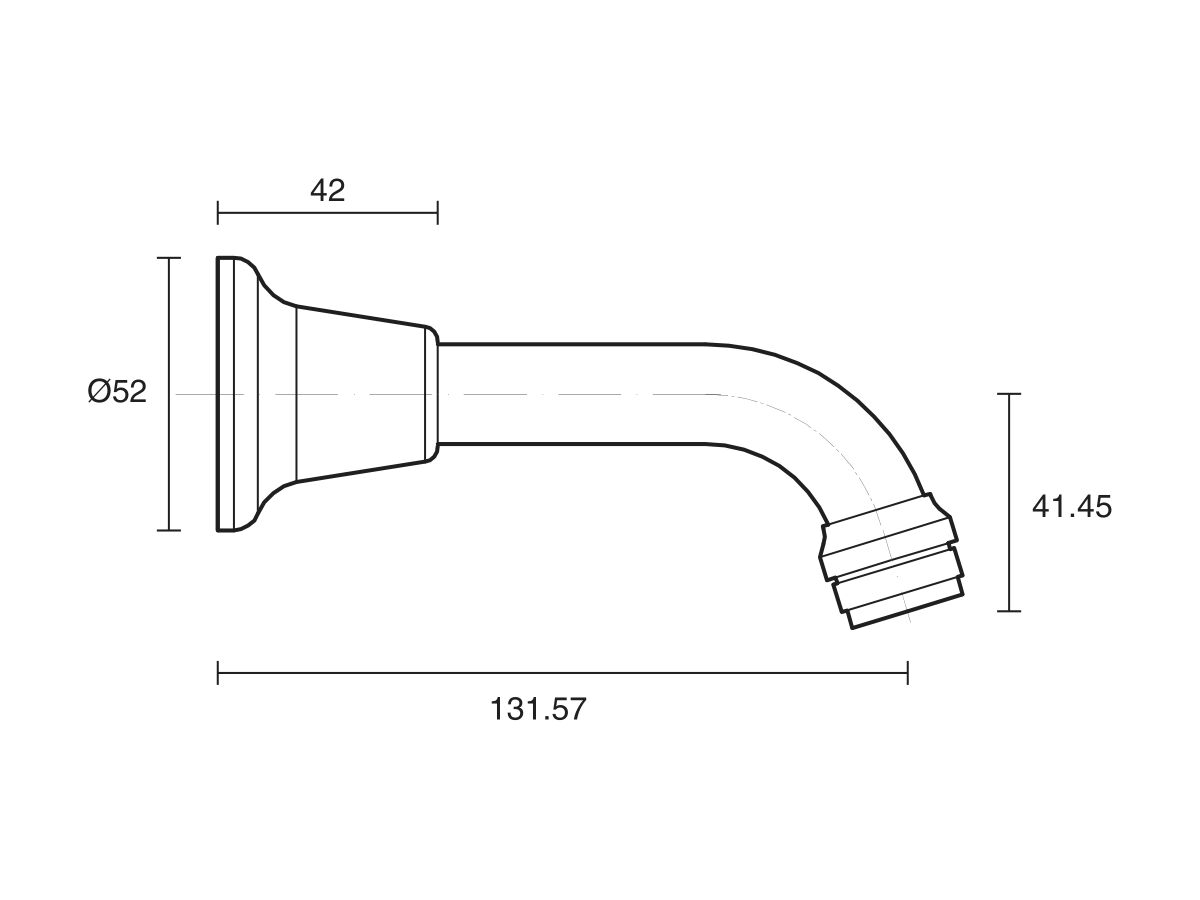 Posh Bristol Bath Outlet Chrome from Reece
