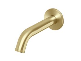 Hero - Milli Etch Wall Basin / Bath Outlet 160mm Brushed Gold (6 Star)