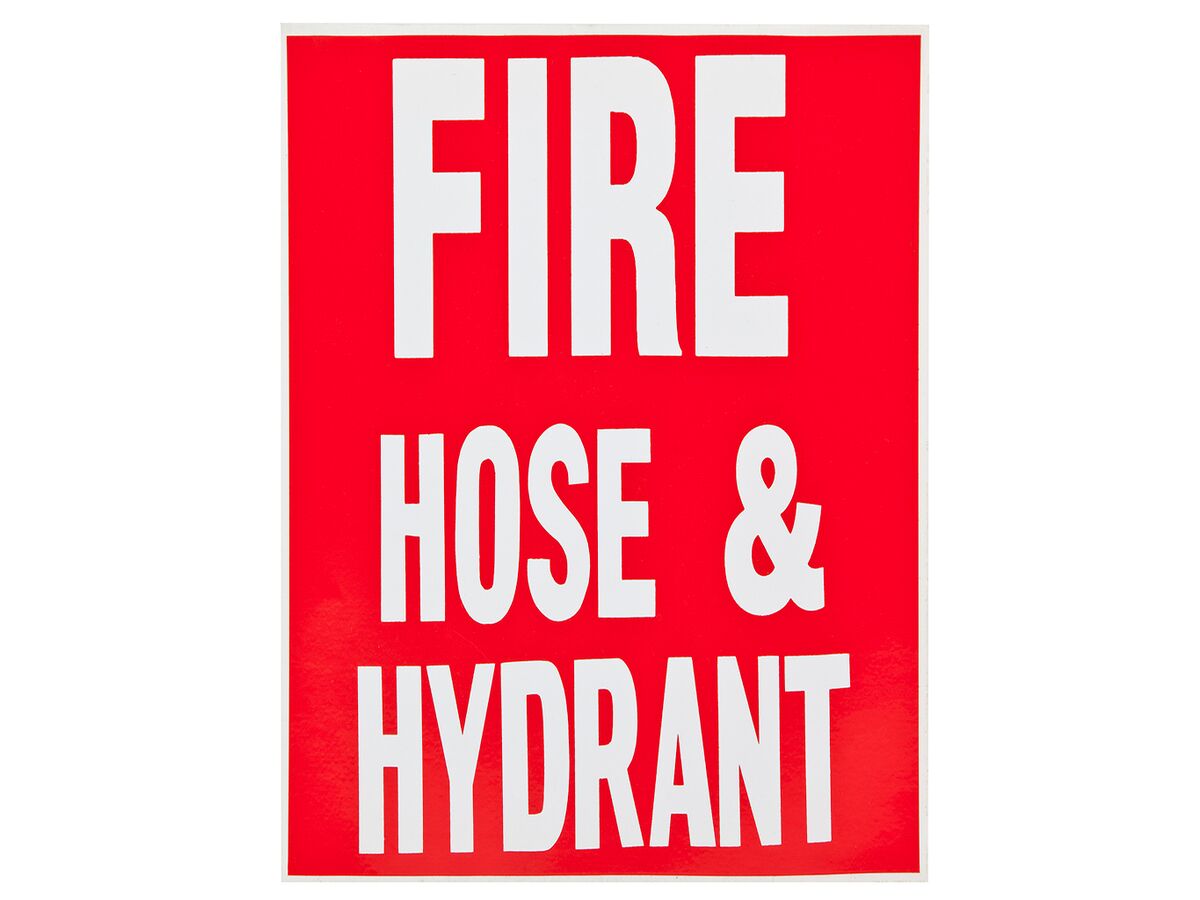 Location Signs - Fire Hose & Hydrant - Sticker