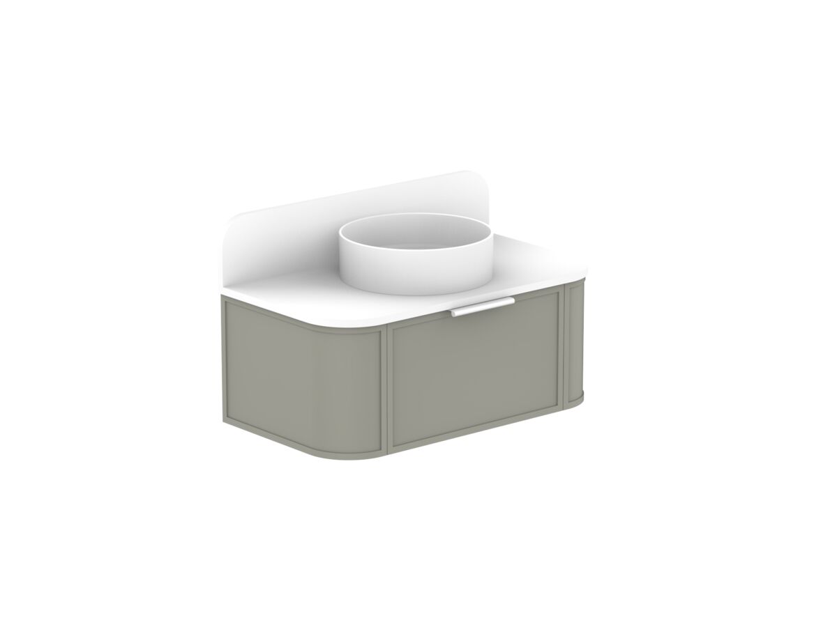 ADP Flo by Alisa & Lysandra All Drawer Vanity Unit Centre Bowl 900 Friday Quartz Top 1 Drawer (No Basin)