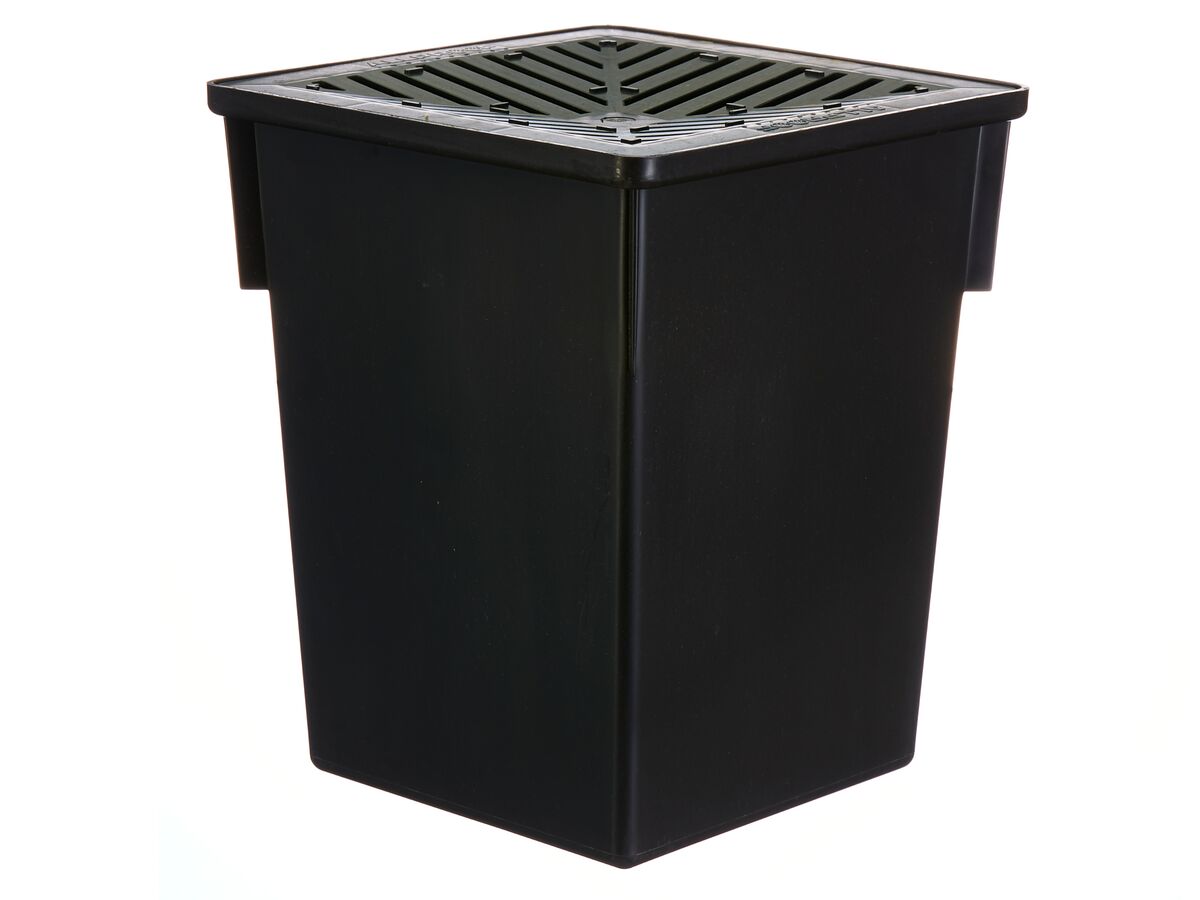 250mm Stormwater Pit & with PVC Black Grate