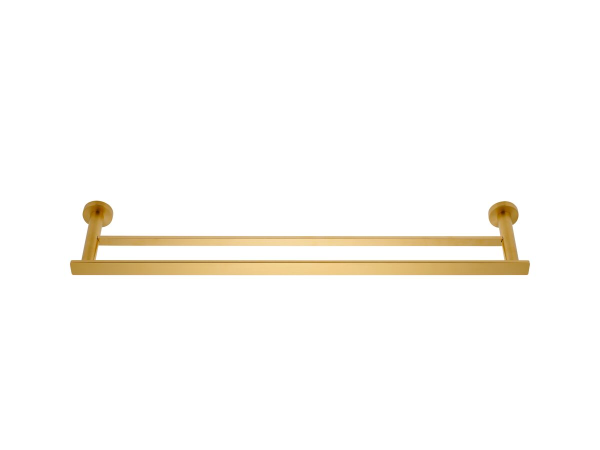 Milli Marle Edit Double Towel Rail 600mm Brushed Gold