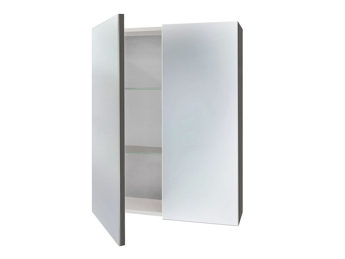 Posh Solus Mirror Cabinet Silk Gloss