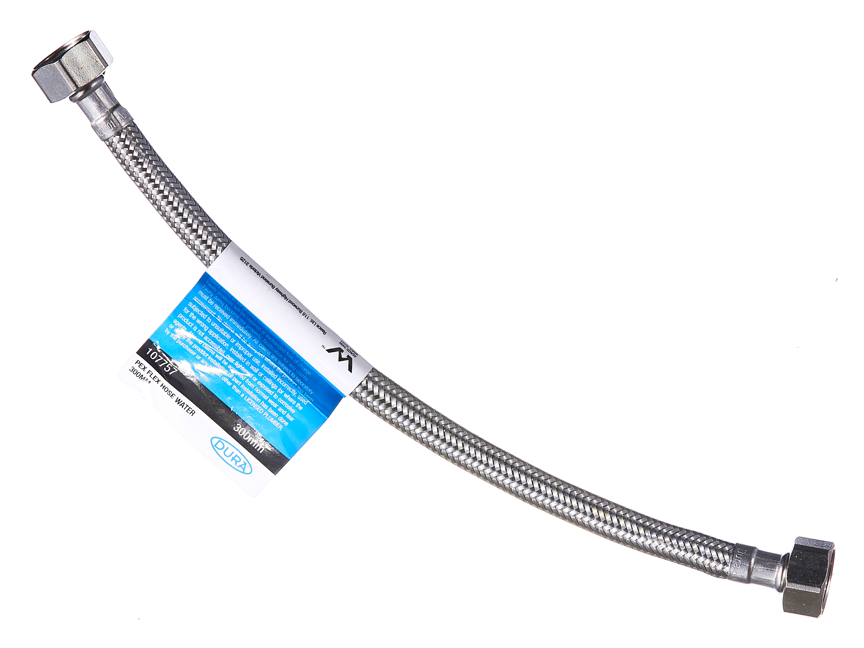 Dura Pex Flex Hose Water 300mm from Reece