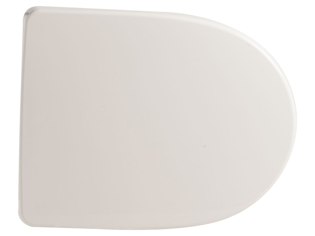 American Standard Cygnet Soft Close Quick Release Toilet Seat (Suit Overheight Close Coupled Back to Wall) White