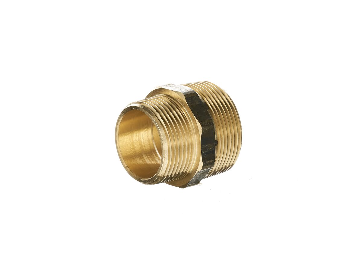 Nipple Hex Reducing Brass 40mm x 32mm