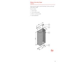 Specification Sheet - Integrity Security Cage 299867