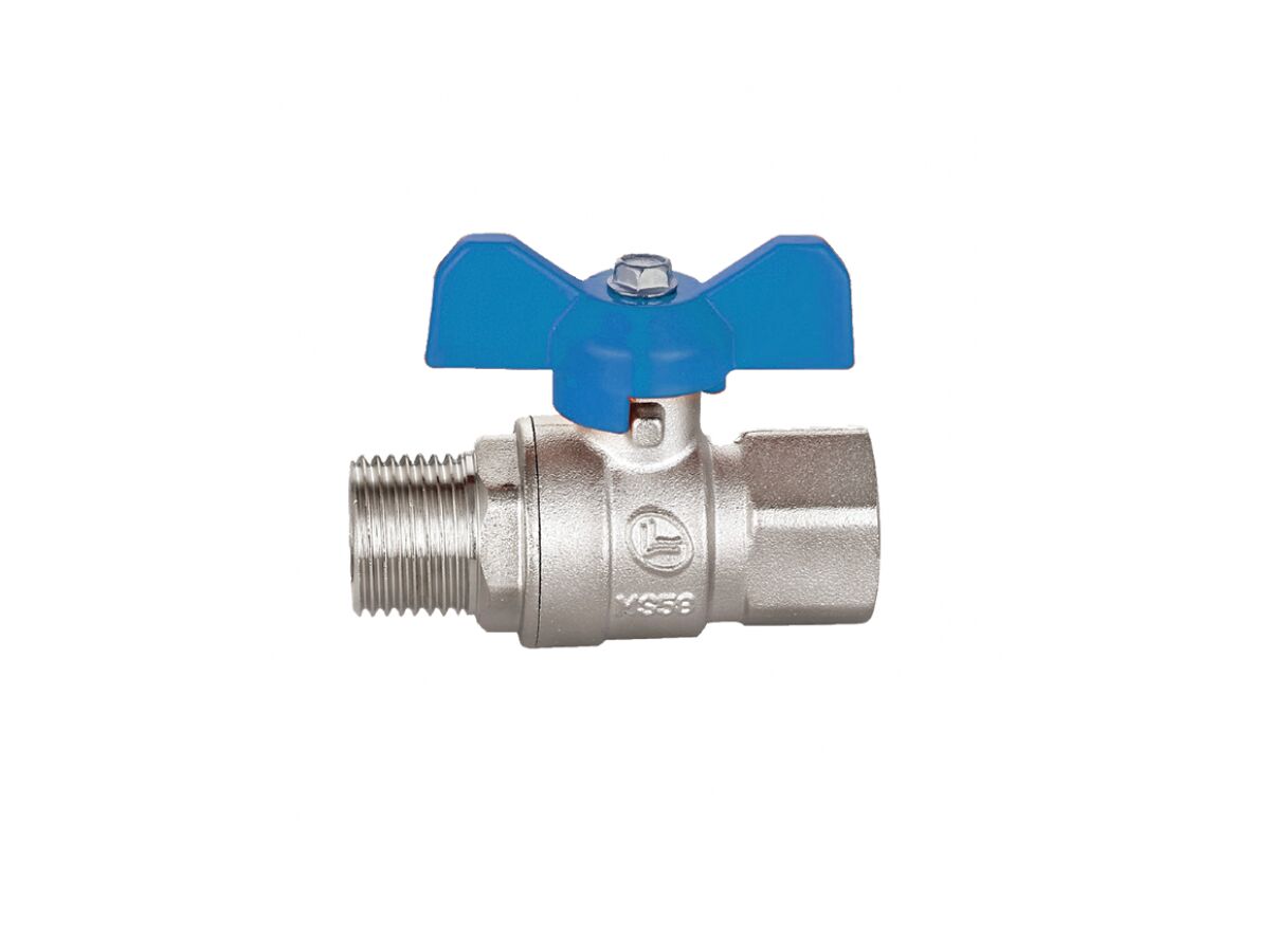 Ball Valve Short Handle (Male x Female) 20mm from Reece