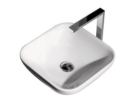 AXA Uno Above Counter Basin No Taphole 500mm White