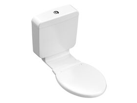 Posh Solus MK2 Low Level Plastic Cistern & Seat White/Chrome (4 Star)
