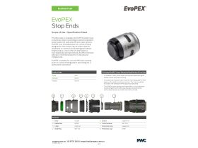 Specification Sheet - New EvoPEX Stop End