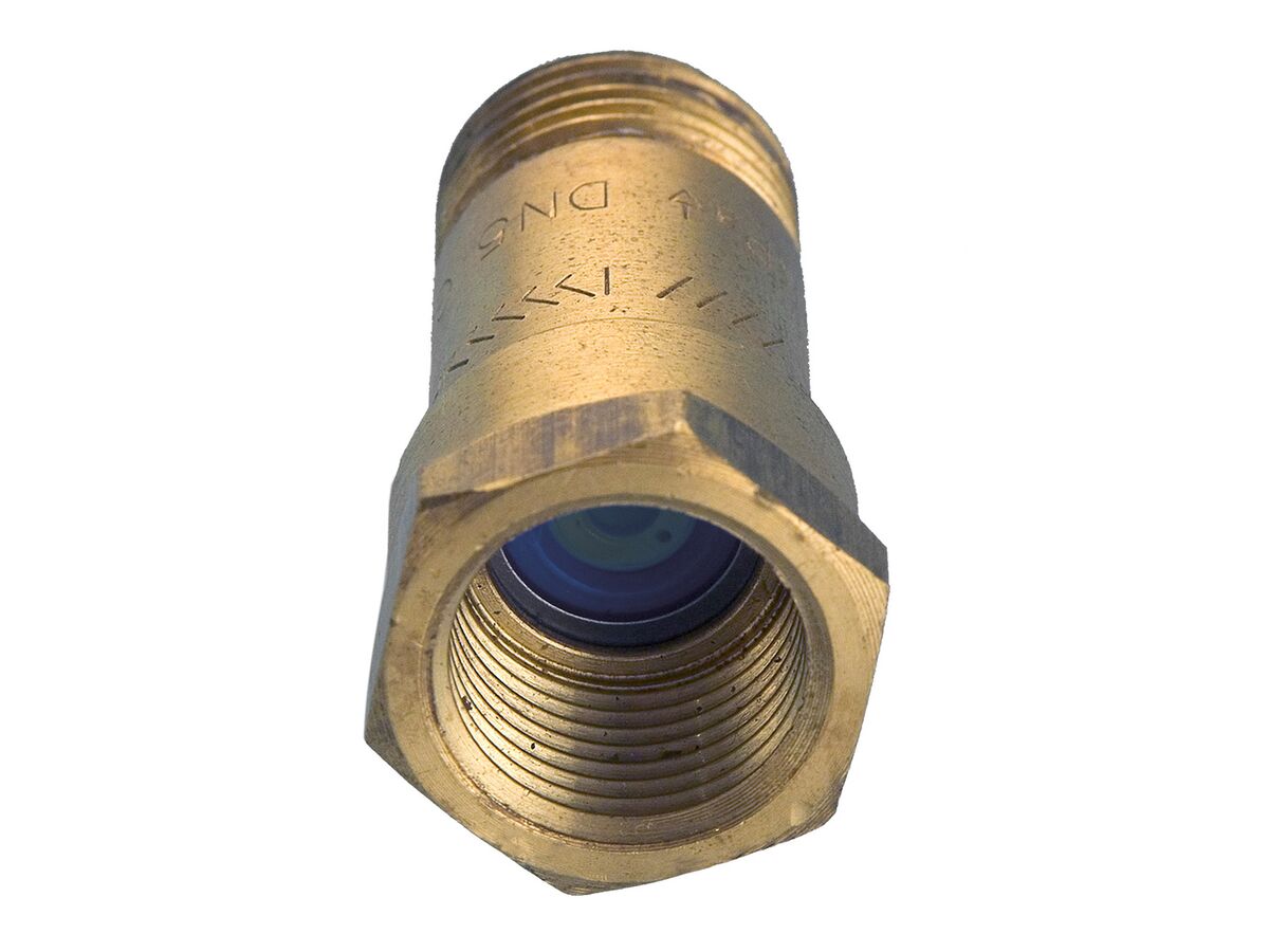 Mini Dual Check Valve Male/Female Brass 15mm