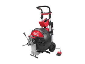 Milwaukee MX Fuel Sewer Drum Machine with Powertredz Lift Assist