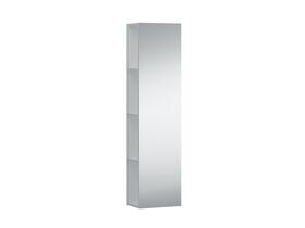 LAUFEN Kartell Medium Cabinet with Mirror Front, Side Open 300 x 200 x 1200mm Gloss White