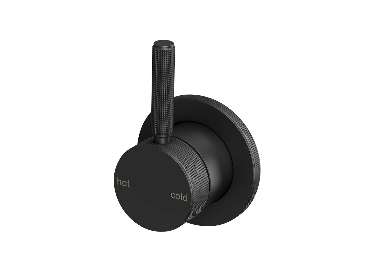 Supporting Image - Milli Etch Shower Mixer Tap Trimset Matte Black