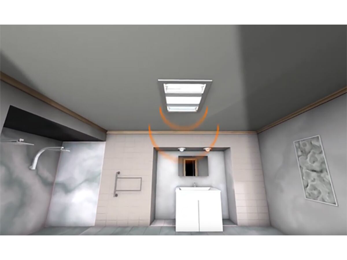 Kado Lux 3in1 Heat Lamp Exhaust White from Reece