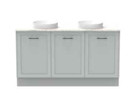 Kado Lux All Door 1500mm Double Bowl Floor Mount Caesarstone