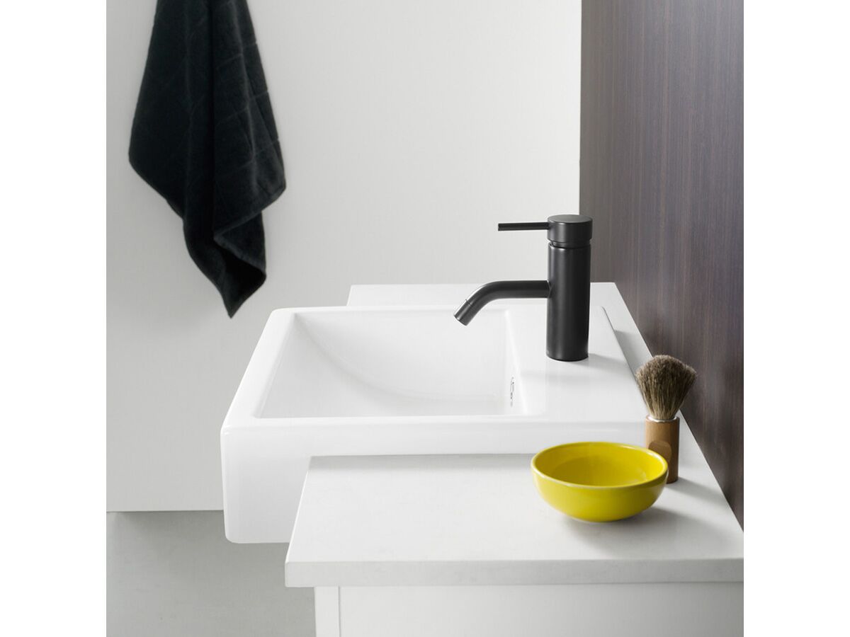 Caroma Liano Nexus Semi Recessed Basin 1 Taphole White