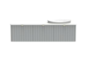 Kado Neue All-Door 1500 Right Offset Bowl Wall Hung Friday Quartz