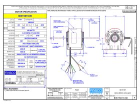 Specification Sheet - Fasco Fan Motor 240V 3 Speed 250W 8061S019-80