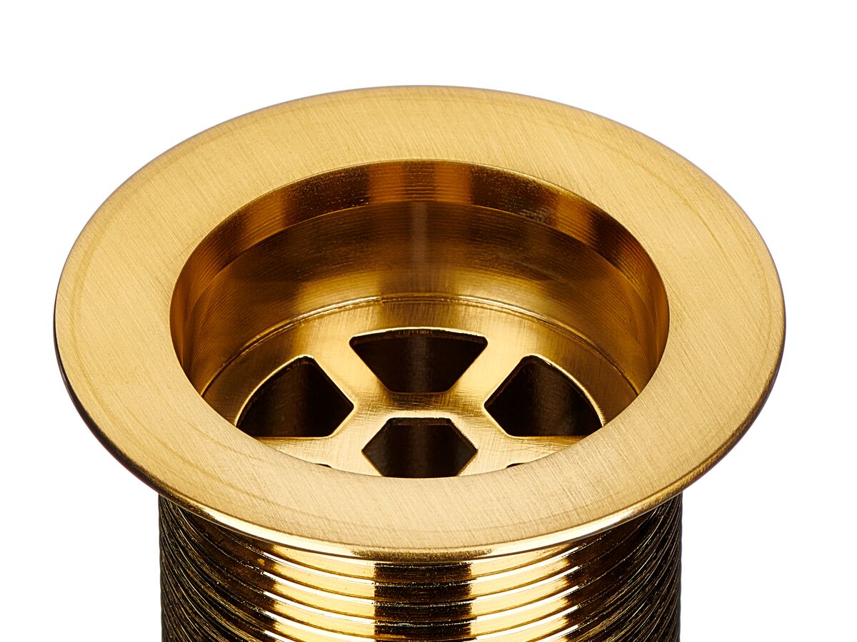 Mizu Drift 40mm Plug & Waste Brushed Gold