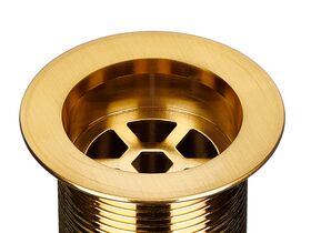 Mizu Drift 40mm Plug & Waste Brushed Gold