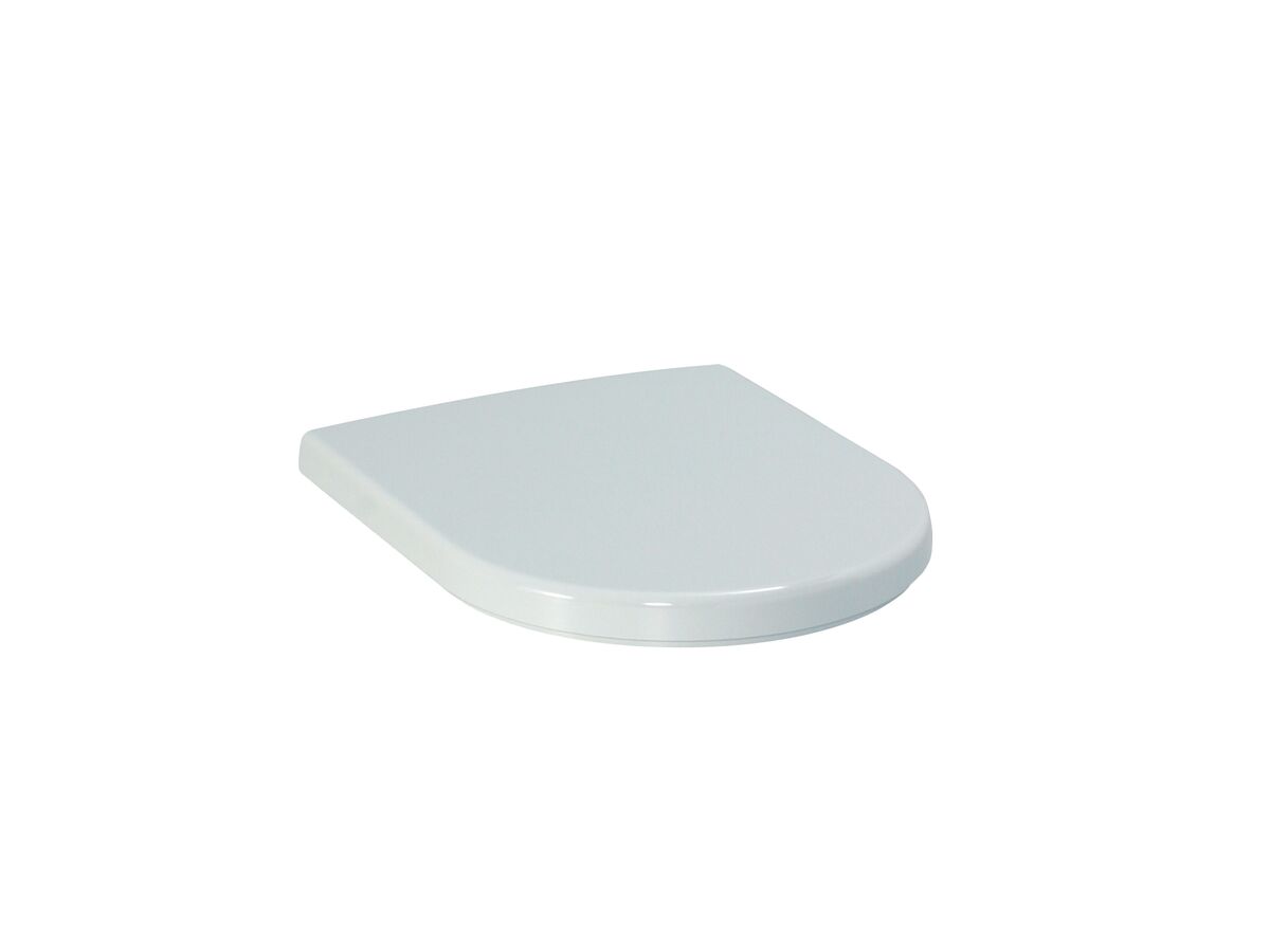 LAUFEN Pro A Soft Close Toilet Seat White / Chrome from Reece