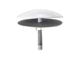 METAL BASIN STOPPER WHITE