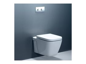 Cube Invisi II Inwall Wall Hung Toilet Suite White (4 Star)