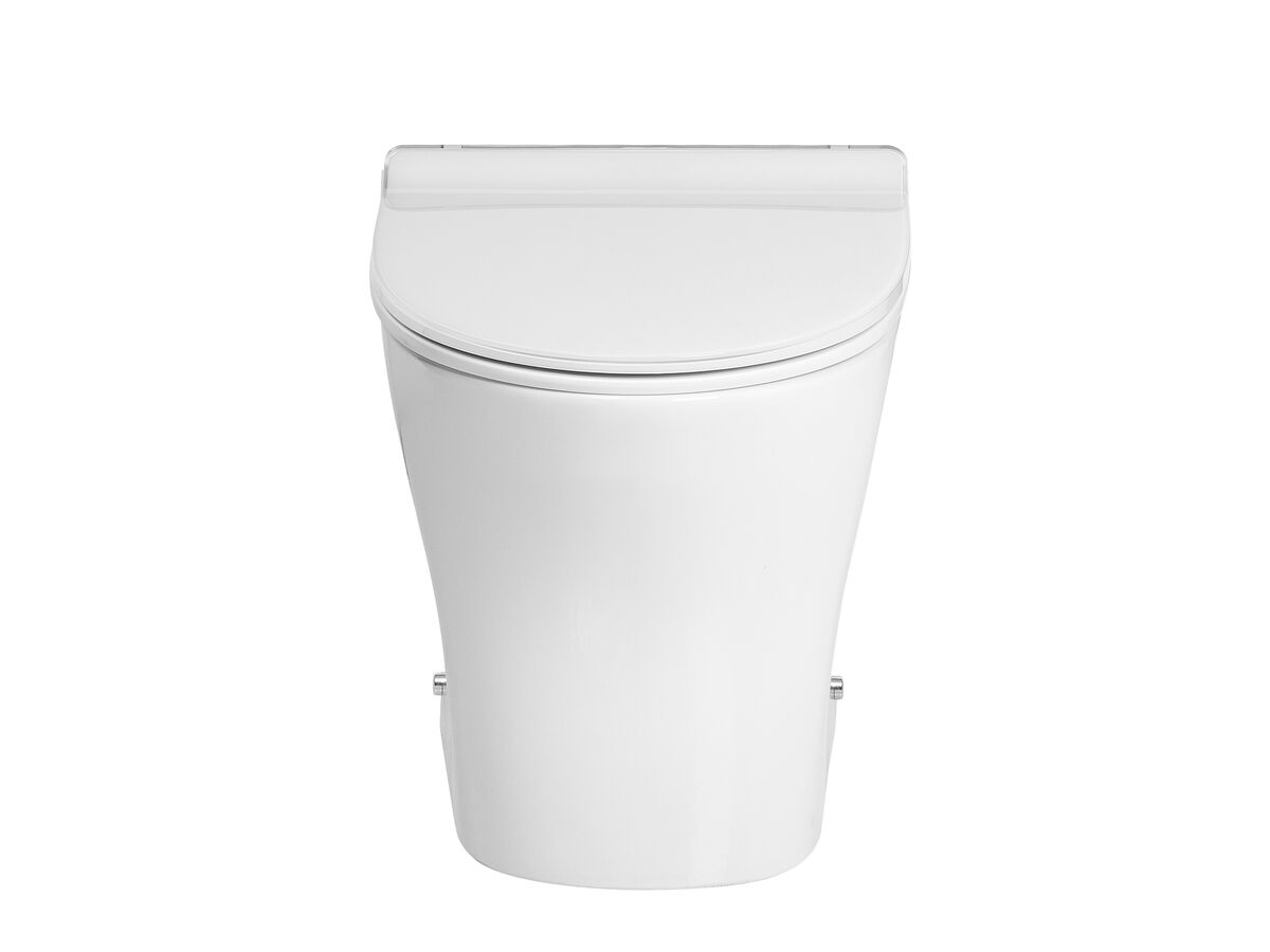 American Standard Signature Hygiene Rim Back to Wall Pan with Soft