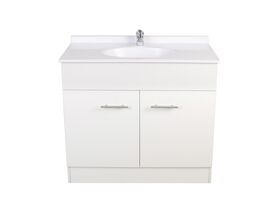 Base Vanity 2 Door 910mm White