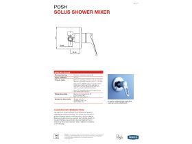 Technical Guide - Posh Solus Shower Mixer Chrome