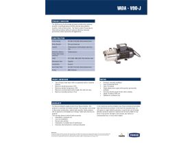 Technical Guide - Vada Pressure Pump V90-J