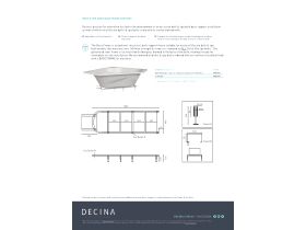 Specification Sheet - Decina Galvanised Steel Rectangular Base Frame Support