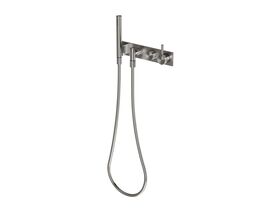 Hero - Milli Etch Shower Mixer Tap System with Hand Shower Brushed Gunmetal (3 Star)