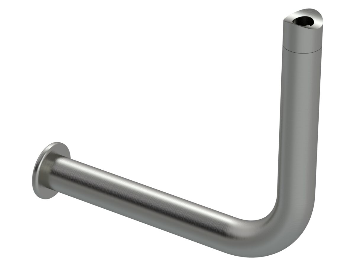 Mizu Drift Grab Rail Toilet Roll Holder Add-On Screw Connection Left Hand Brushed Gunmetal