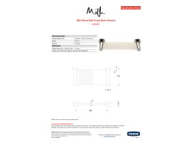 Specification Sheet - Milli Mood Edit Soap Dish Chrome