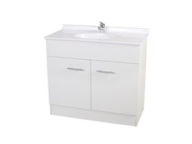 Base Vanity 2 Door 910mm White