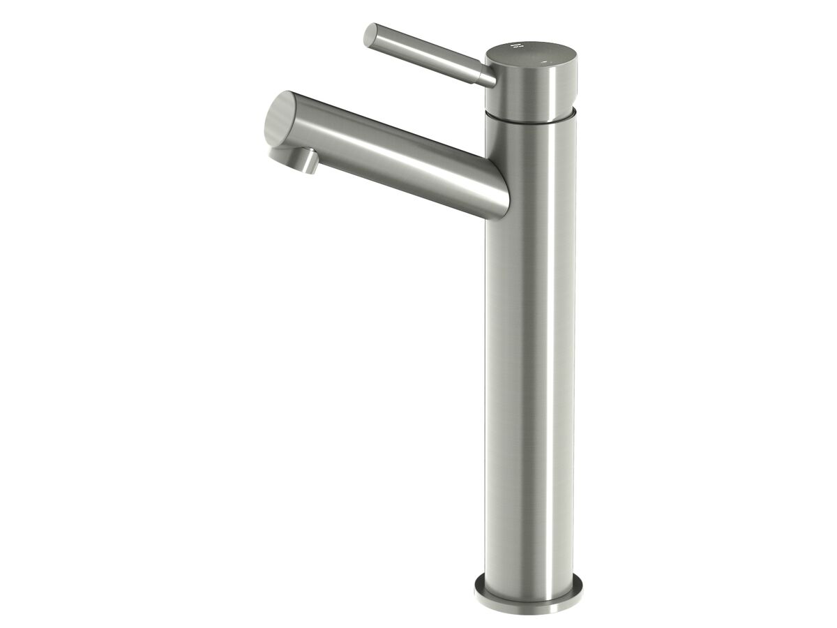 Mizu Drift Extended Basin Mixer Tap Brushed Nickel (5 Star) from Reece