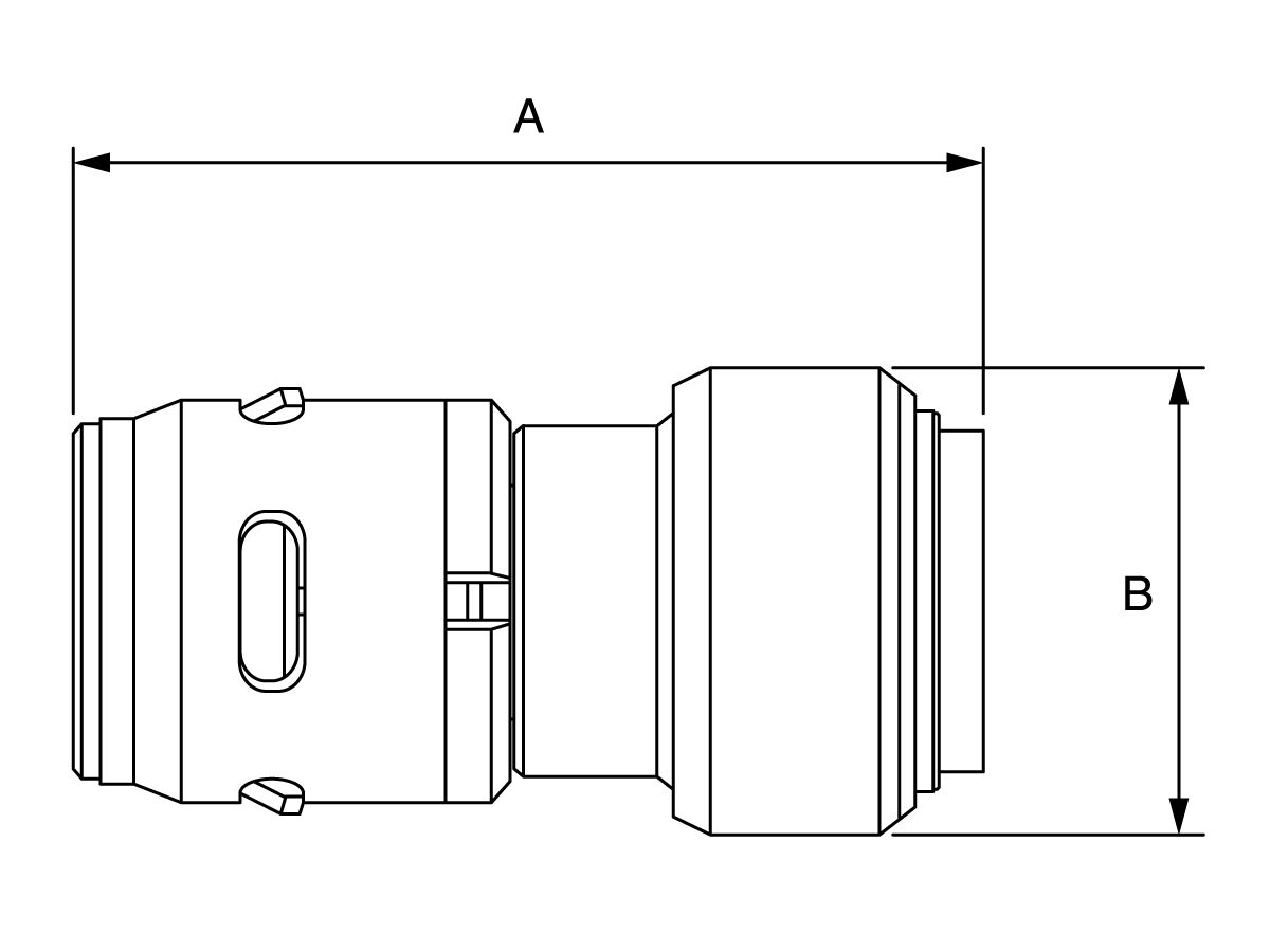 EvoPEX Conversion Coupling 16mm x DN15 Copper from Reece
