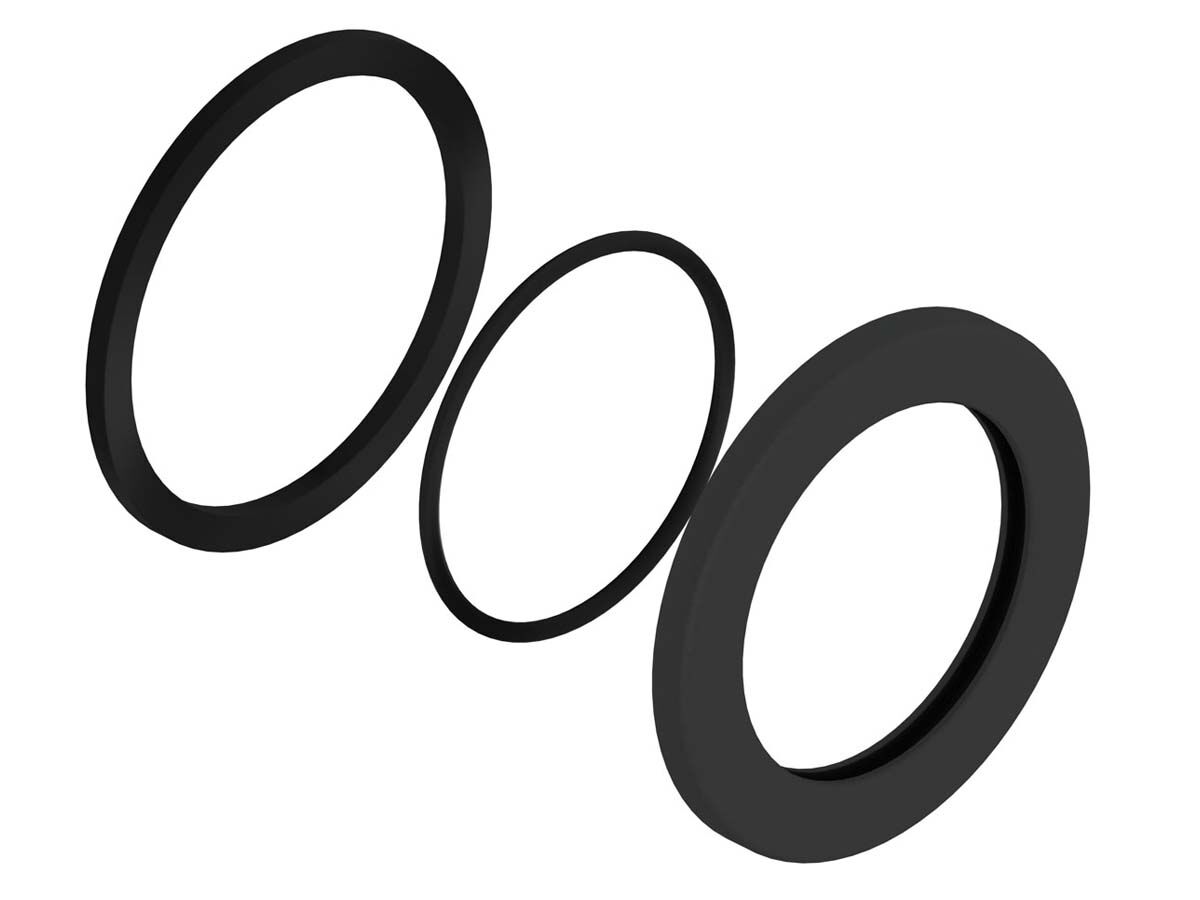 Mizu Stream Shower Mix Cover Plate Comp Matte Black