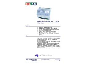 Specification Sheet - Hevac HTC2