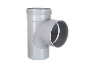DWV Junction 100mm x 90 Degree Male & Female Plain