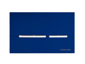 Wolfen Button / Plate (Inwall) ABS Plastic Blue / Chrome