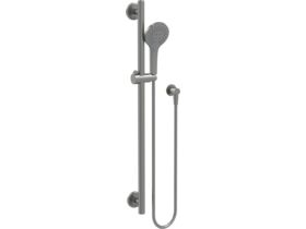 Mizu Drift 900mm Independent Straight Handshower Grab Rail Kit 3 function Brushed Gunmetal (5 Star)