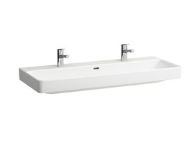 LAUFEN Pro S Wall Basin 2 TapHole with Overflow 1200x465