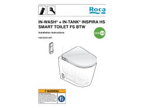 Installation Instructions - Roca In-Wash Inspira In-Tank Back To Wall Toilet Suite White (4 Star)